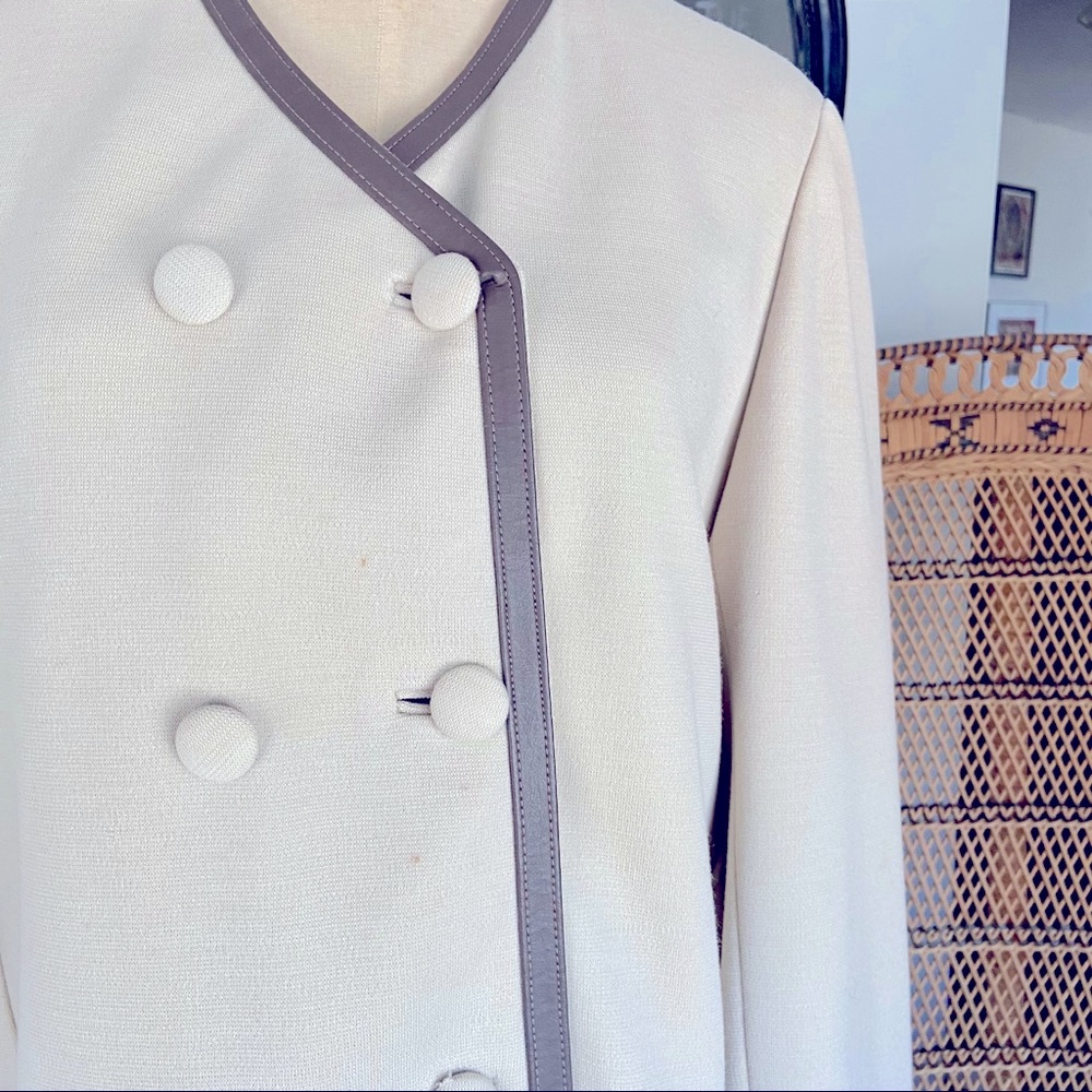 Vintage Button Down Wool Coat - image 2